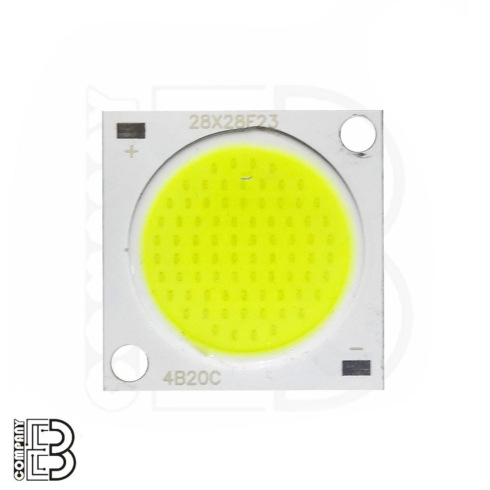 LED COB سفید مهتابی 30W درایوری مدل2828 برندLY